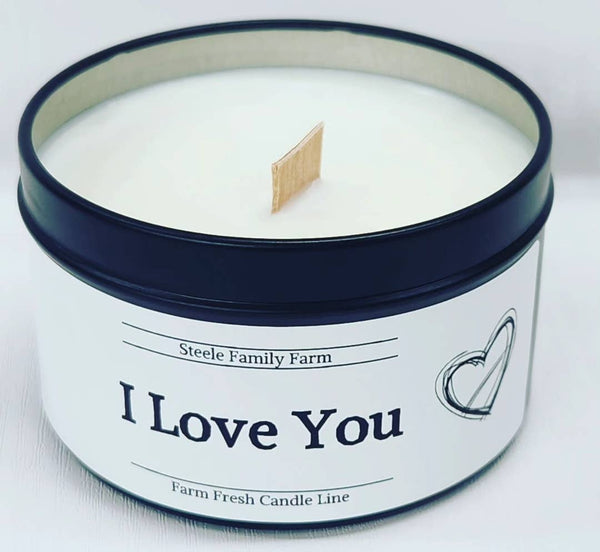Farm Fresh Candle- I Love You