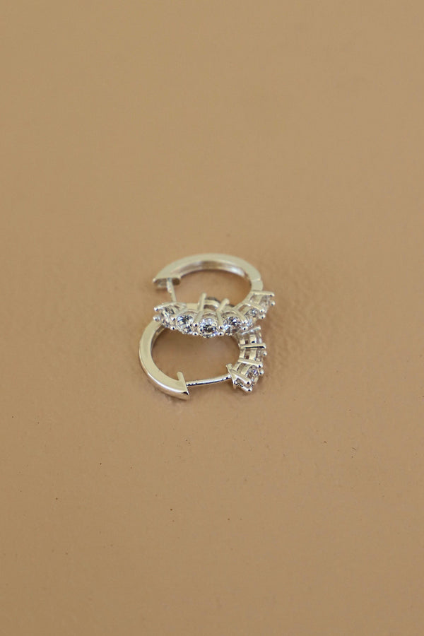 ÉLAN SILVER HOOPS: SILVER