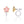 GIRL NATION - CLIP ON Cutie Earrings | Pink Fancy Flower