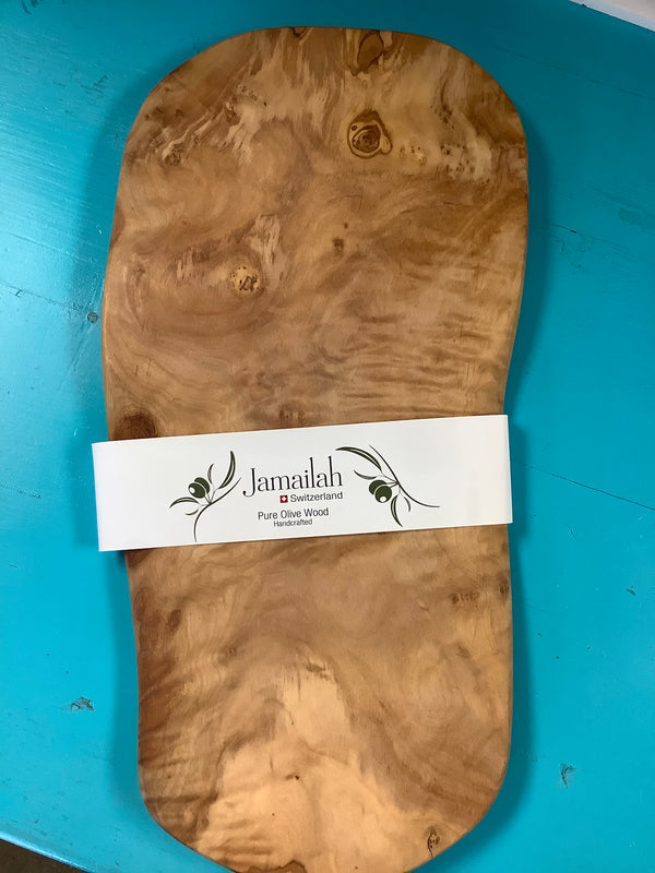 Pure Olive Wood - Rustic Charcuterie Board