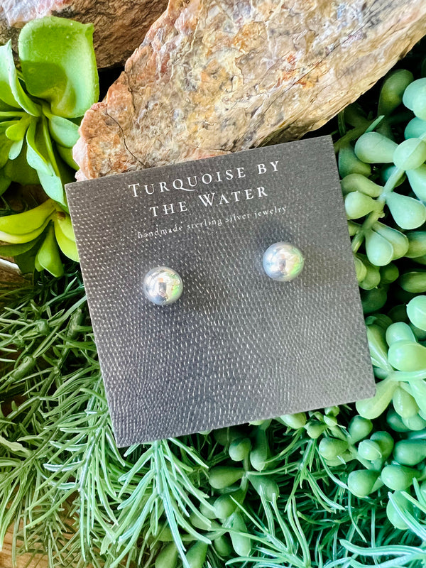 Simple Silver Studs - Medium