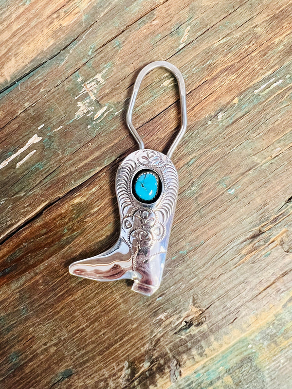 Cowboy Boot Keychain