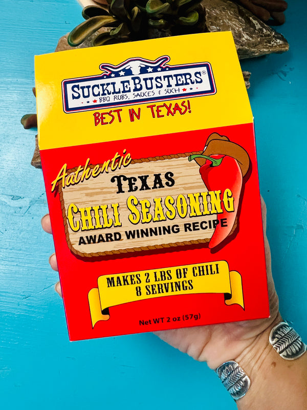Suckle Busters Seasoning Box - Authentic Texas Chili