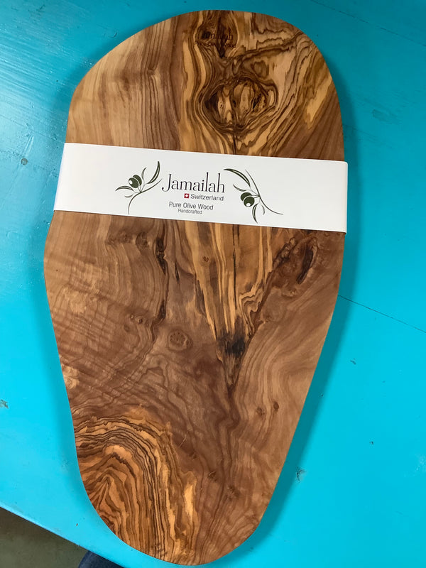 Pure Olive Wood - Rustic Charcuterie Board