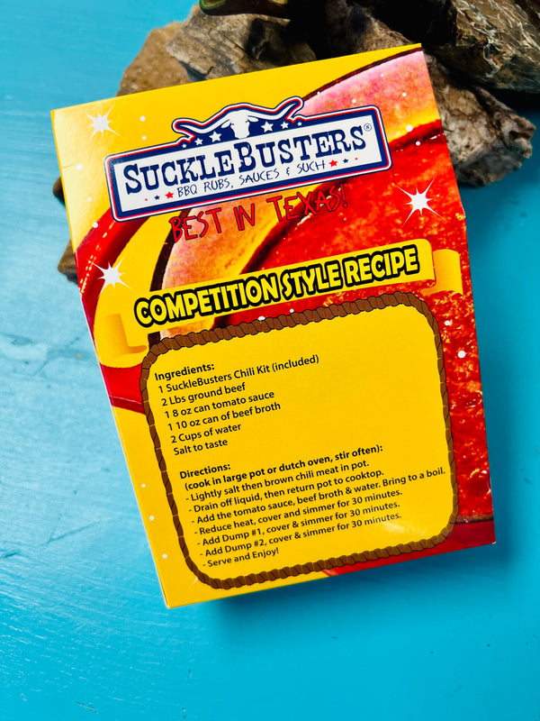 Suckle Busters Seasoning Box - Competition Style Chili