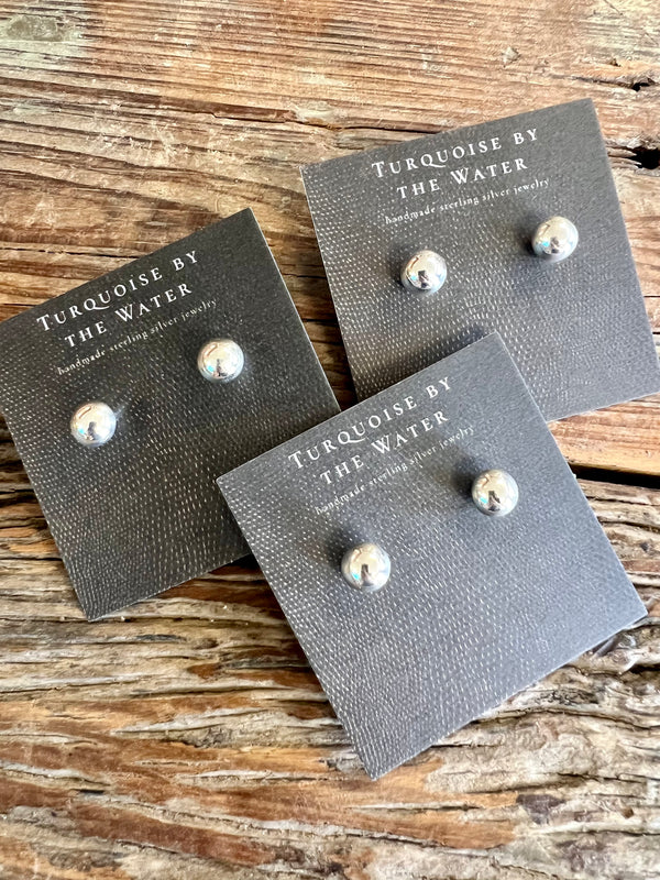 Simple Silver Studs - Medium