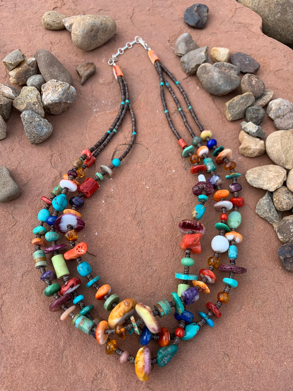 Multi Stone Necklace