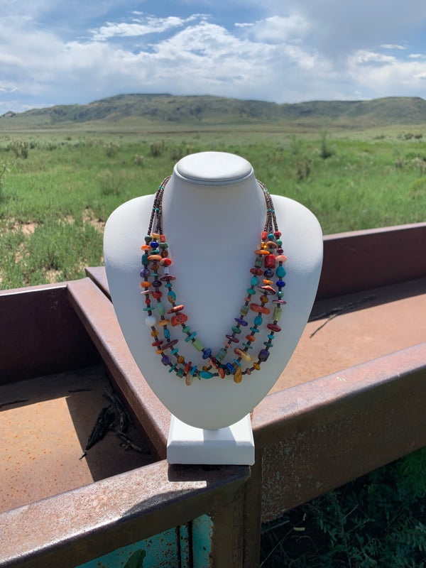 Multi Stone Necklace