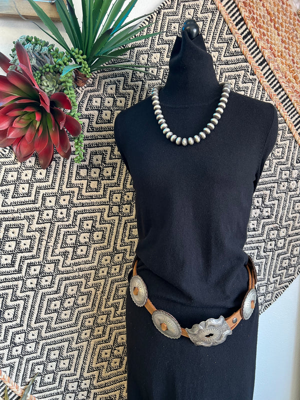 Silver Lady Concho Belt
