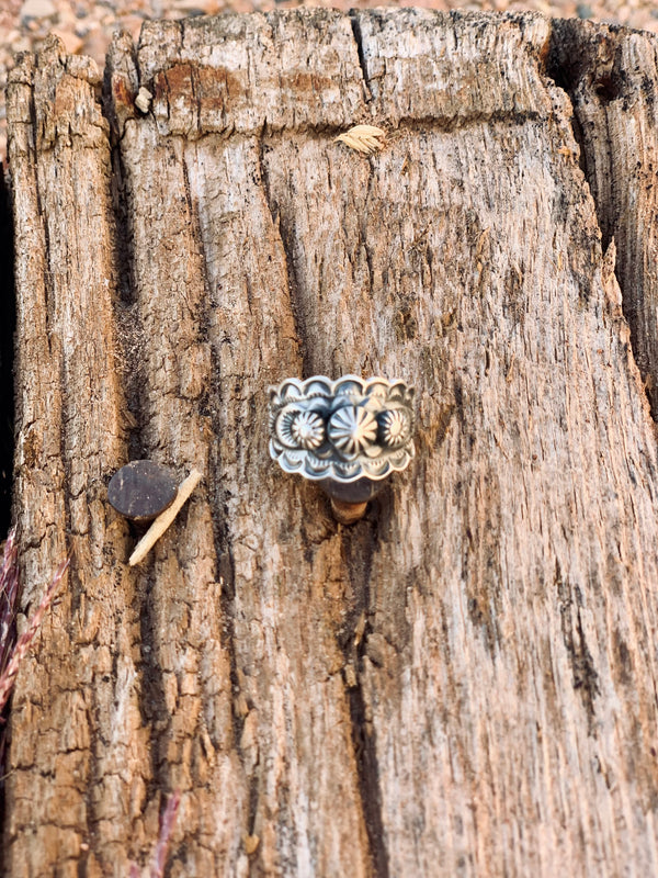 Antiqued Silver Ring