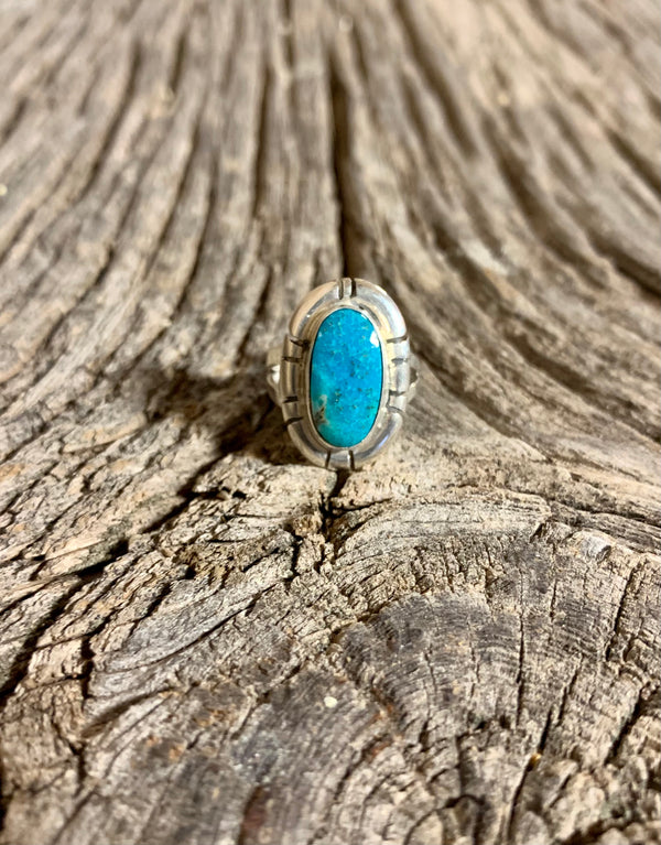 Turquoise Water Ring • Size 4.5