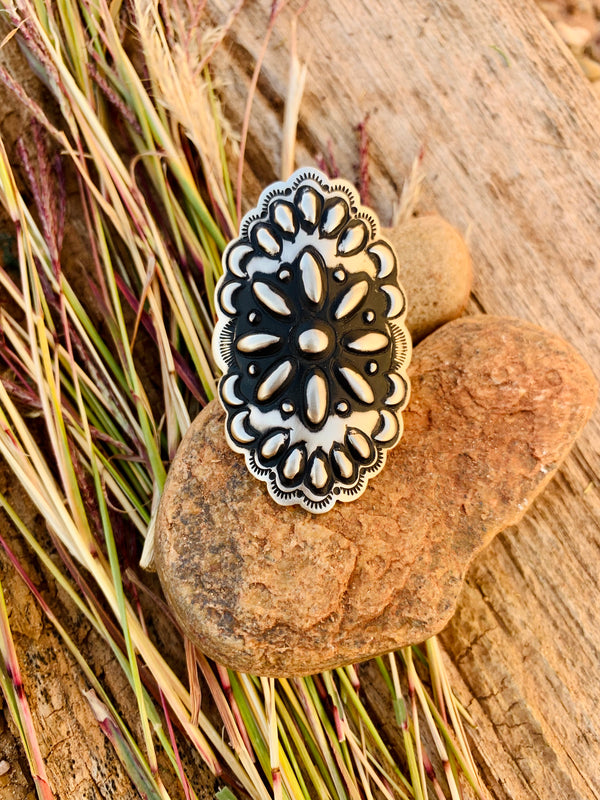 Silver Sunshine Adjustable Ring