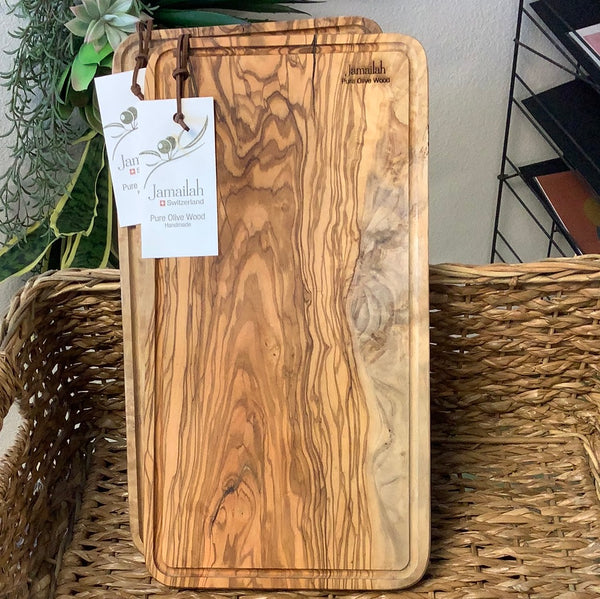 Pure Olive Wood - Rectangle Cutting Board