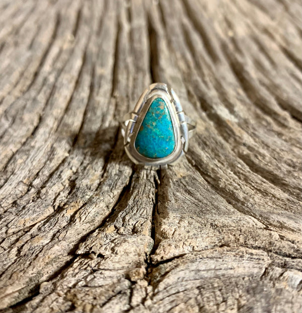 Turquoise Water Ring • Size 8