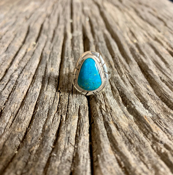 Turquoise Water Ring • Size 5.5