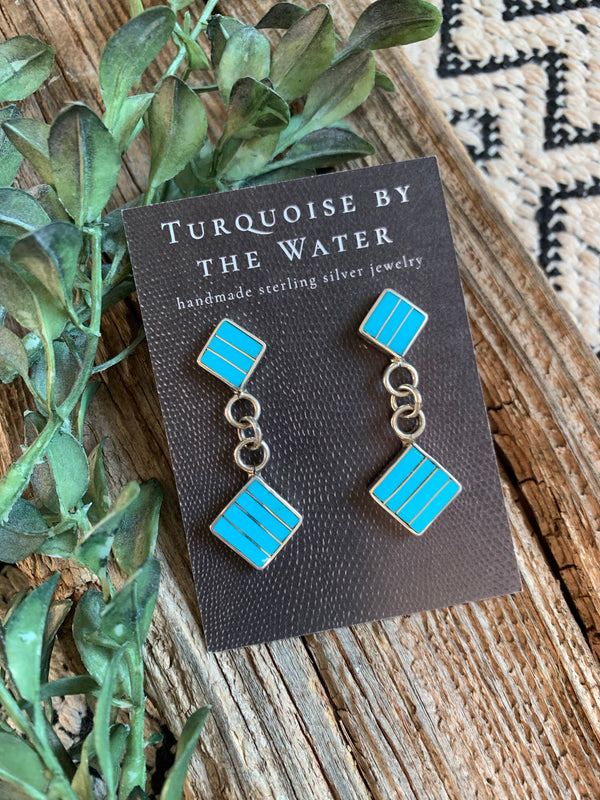 The Joanna Inlay Dangle Earrings