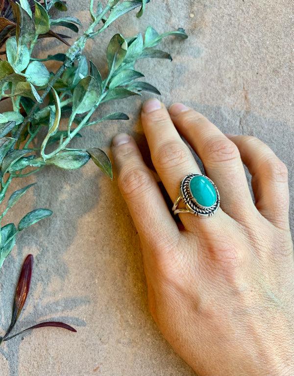 Turquoise Oval Ring