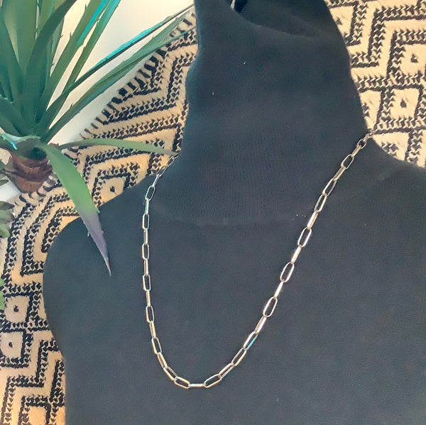 Navajo Sterling Silver Chain Necklace