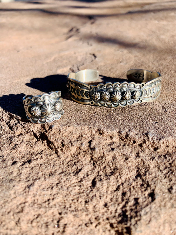 Antiqued Silver Ring