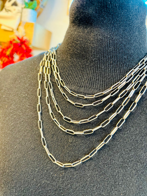 Sterling Silver Handmade Navajo 24” Chain