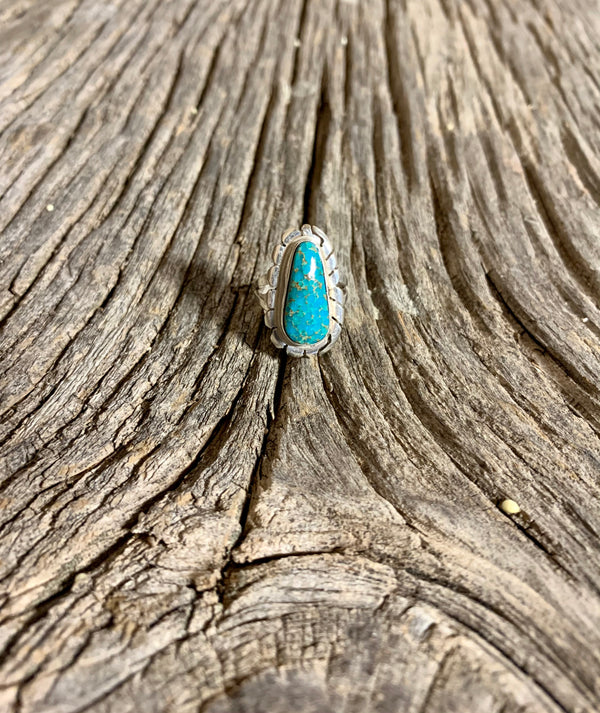 Turquoise Water Ring • Size 4.5