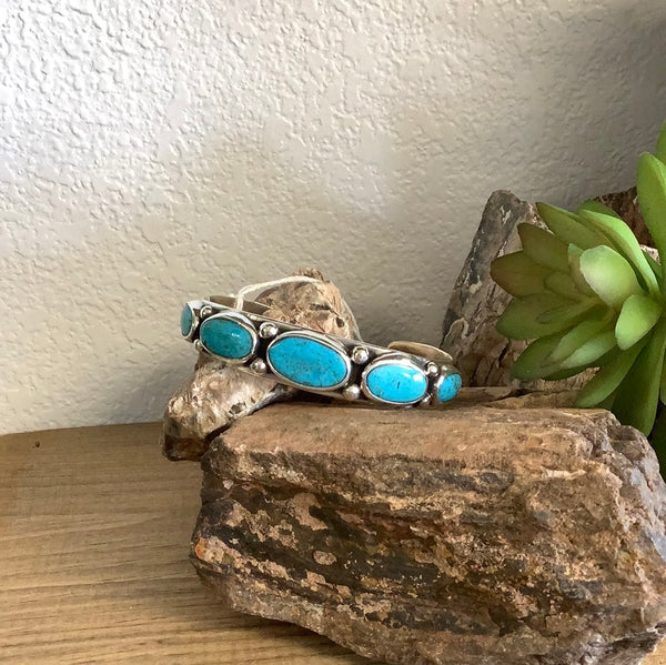 Turquoise Row Bracelet - Style 2