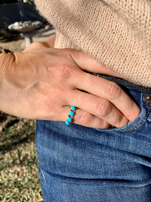 Wild West Turquoise Ring
