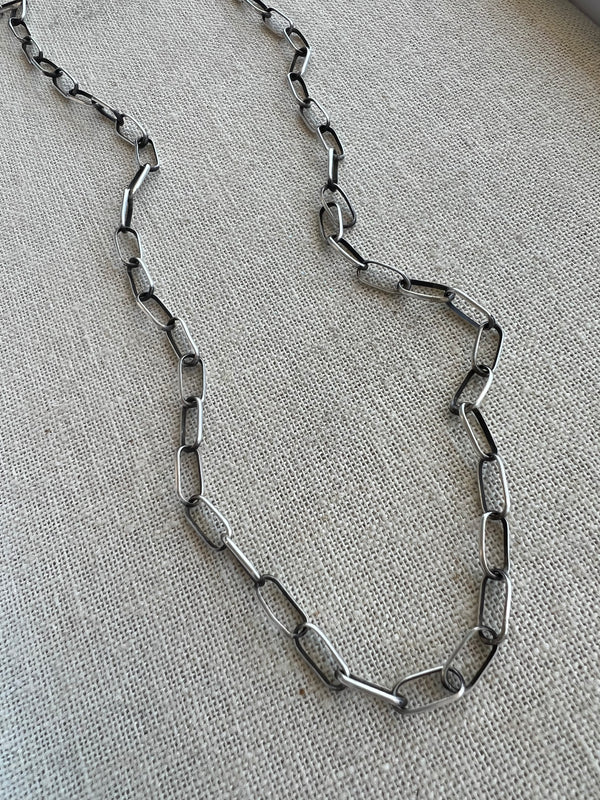 Navajo Sterling Silver Chain Necklace