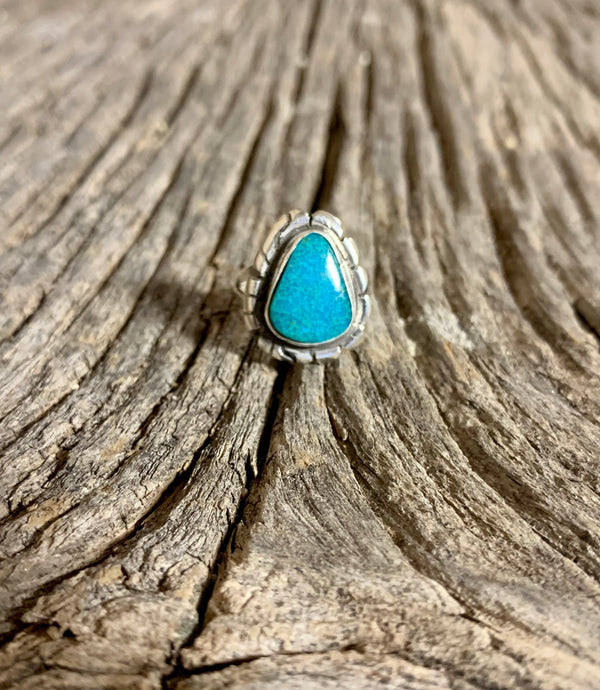 Turquoise Water Ring • Size 5.5