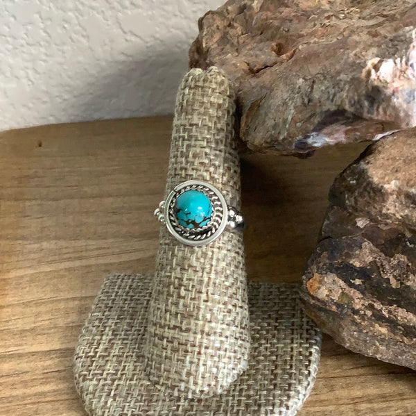Turquoise and Silver Ring